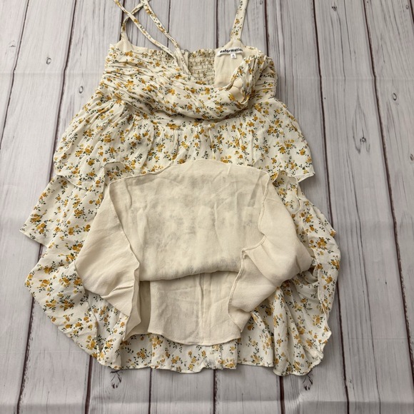 Reformation Avni Floral Tiered Mini Sundress‎ in Adagio Size Medium Women's Sexy - Picture 8 of 12